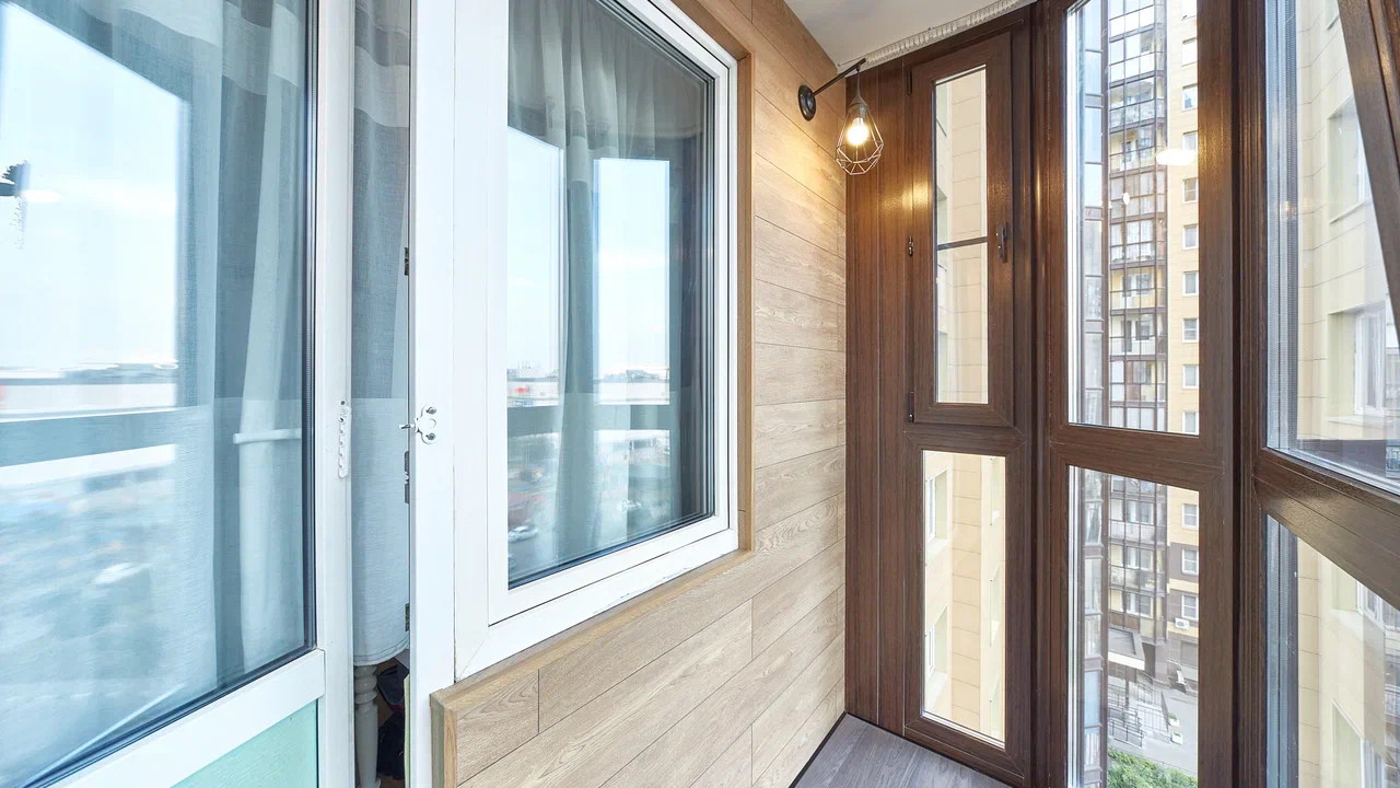 Отделка балконов под ключ в Щербинке